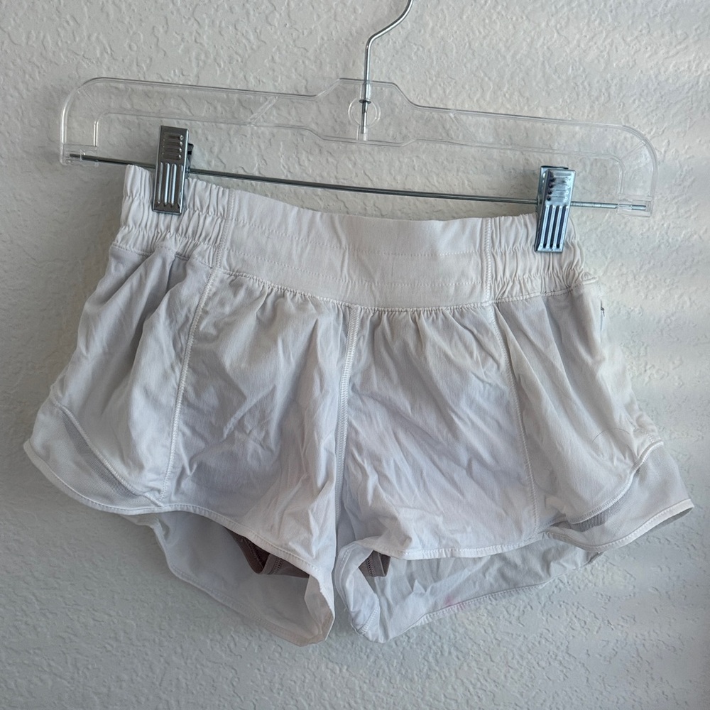 lululemon athletica White Athletic Shorts